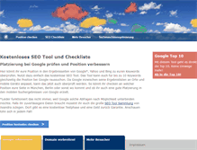 Tablet Screenshot of keyword-position.de